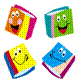 HAPPY BOOKS (SUPERSHAPES STICKERS)