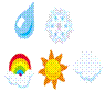 WEATHER (SUPERSHAPES STICKERS)