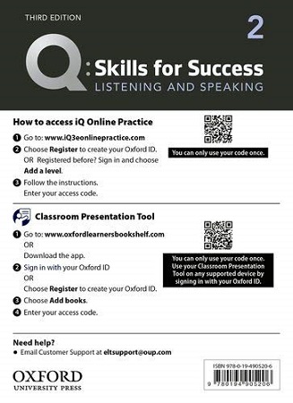 ロイヤルブックス / Q: Skills for Success: 3rd Edition Listening and Speaking 2  Teachers Resource Access Code Card